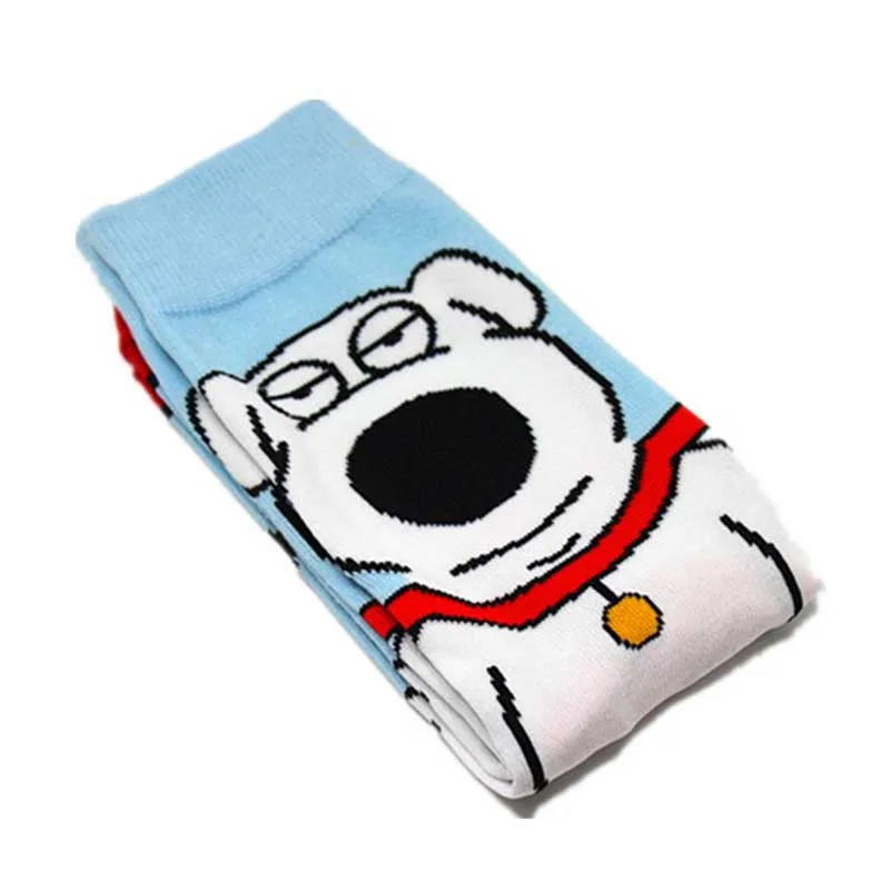 Creative anime print socks fashion funny novelty cartoon men women sock comfort happy colorful stitching cotton Skateboard socks