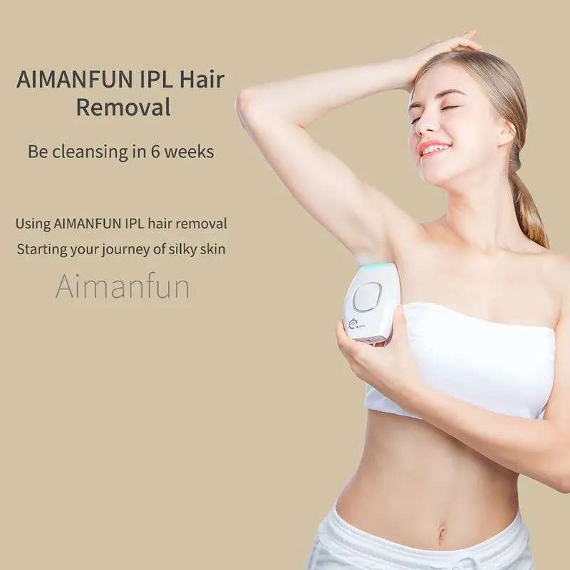 

Painless Safe Use Hair Removal Home Intense Pulsed Light Hair Remover Unisex Epilator for Women Men Hot US/EU plug
