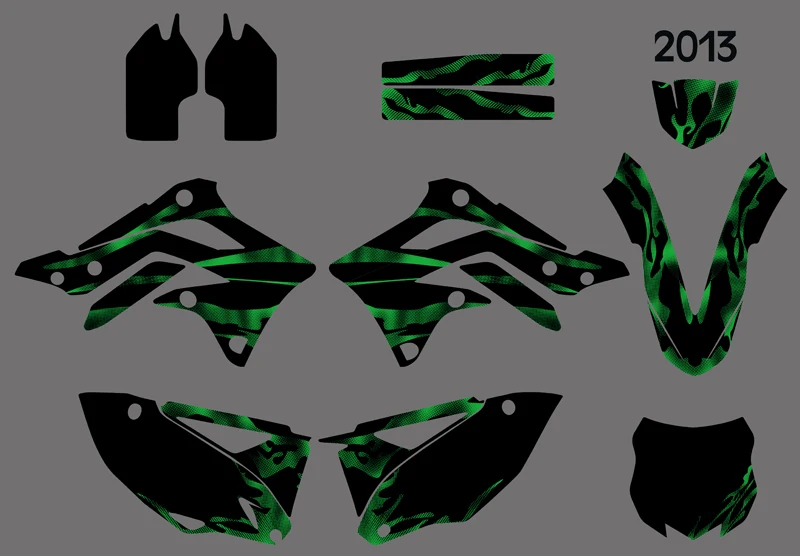new style 0397 dark green team graphics backgrounds