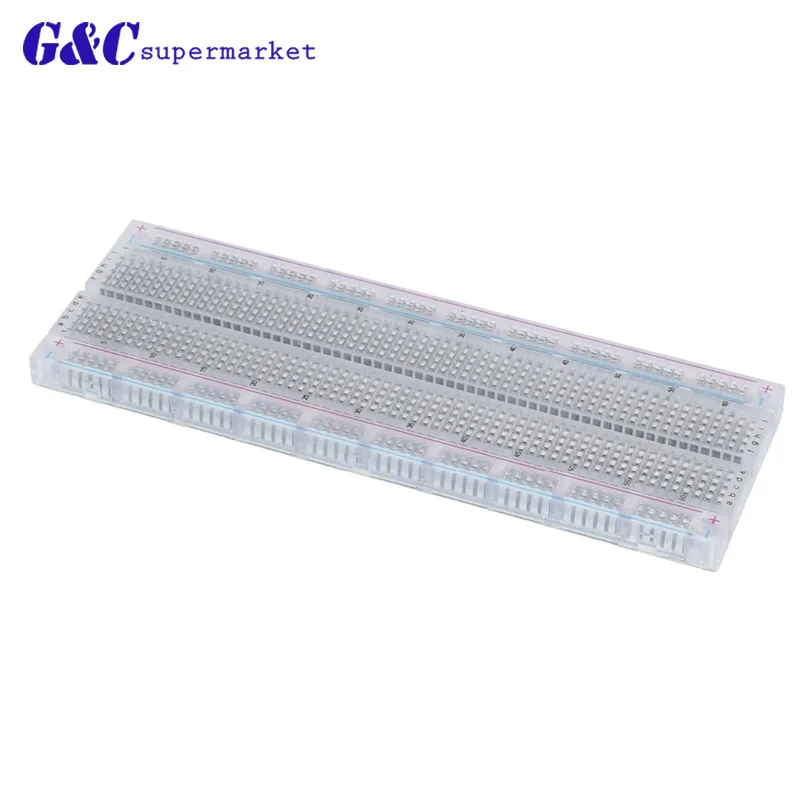 400/830 Tie Points Solderless PCB Breadboard Mini Universal Test Protoboard DIY Bread Board for Bus Test Circuit Board