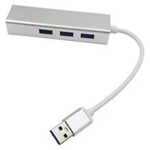 HOT-USB 3,0 Gigabit Ethernet адаптер с 3 Порты и разъёмы концентратор к RJ45 локальной сети Порты и разъёмы карты для Windows XP/7/8/Mac OS XXM8