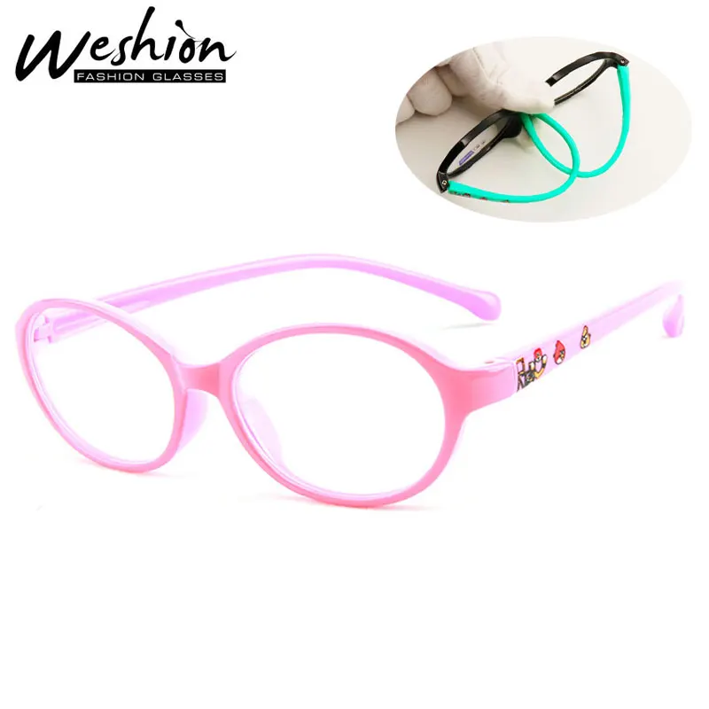 

Anti Blue Light Blocking Kids Glasses Boy Girl Frame Anti Reflective 2018 Computer Clear Gaming UV400 Children Eyeglasse 2019