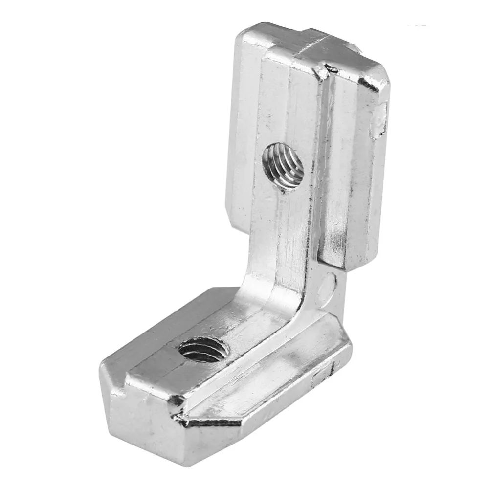

10pcs/set T Slot L-Shape Corner Bracket Aluminum Profile Interior Corner Connector Joint Carbon Steel Brackets