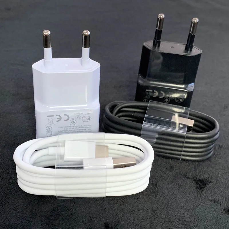 Кабель Micro USB Тип C зарядное устройство для телефона с европейской вилкой Huawei y9 y7 y6