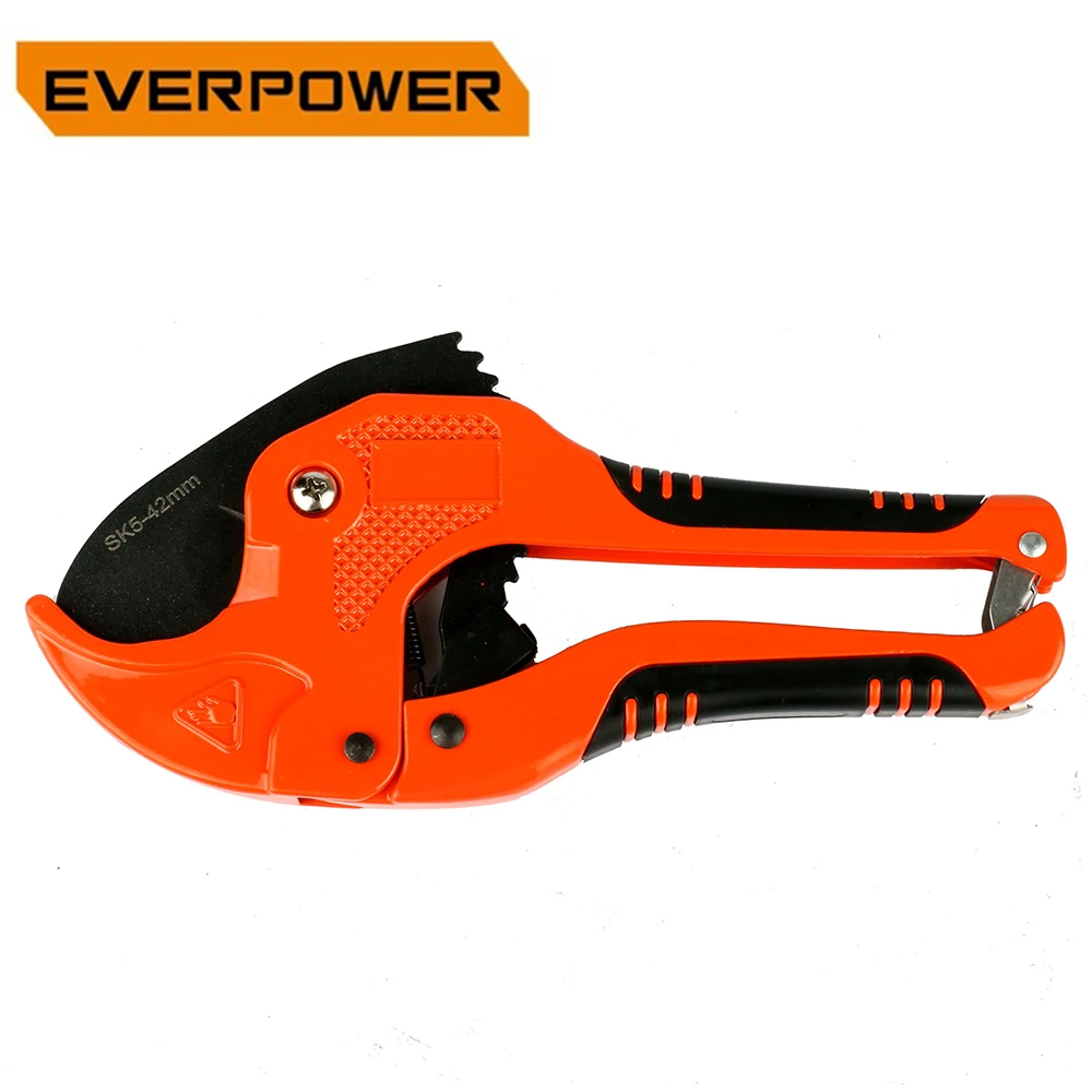 

Everpower Pipe Cutter PVC PPR Tube Cutter Tube Plastic Shears Pipes PVC Cutters Tool Hose Cuts SK-5 Blade Cutting Up to 42mm