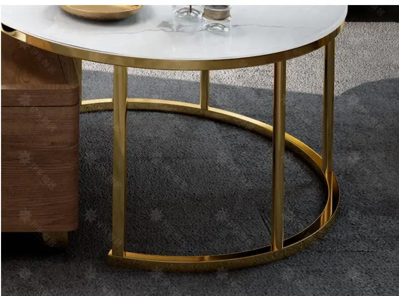 Нордический мраморный чайный столик для хранения в гостиной, простой современный небольшой бытовой круглый стол с высоким и низким подъемом, многофункциональный чайный столик