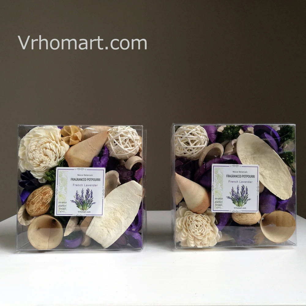 

Romantic lavender Primitive Bowl Fillers and Potpourri dried flowers petals Decorative Fragrant batanical flowers boxes mixed