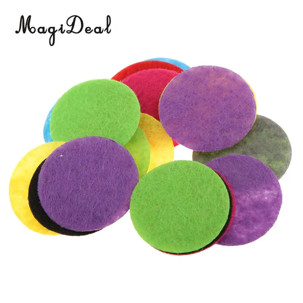 MagiDeal Hot 100Pcs Rainbow Color Round Felt Table Confetti Wedding Scatter DIY for Christmas Birthay Party Home Garden Decor