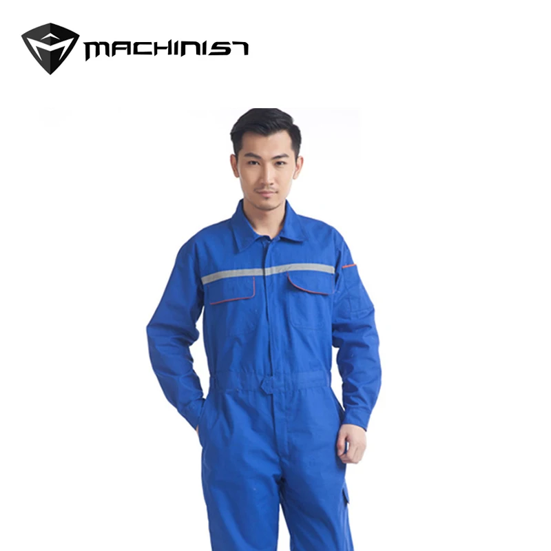 

Overalls With Cap Reflective Strip Full Sleeve Waterproof Oilproof Spray Paint Jumpsuit Overalls Repair Worker Clothing