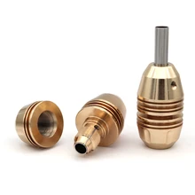 25 мм 28 мм Профессиональный медный захват машины татуировки стальная труба для пистолетов держатель для инструментов для нанесения татуировки аксессуары поставки