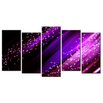 

5pcs Scenery Paintings Canvas Spray Wall Art Decor Aurora Modern Canvas HD Printed Picture Room And Office Decoration Paints