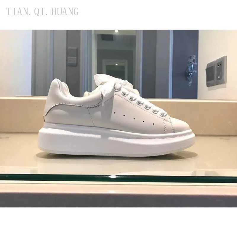 

2018 Genuine Leather Casual Shoes Women New Styles Fashion Design High-Quality Classics Shoes Woman Brand TIAN.QI.HUANG