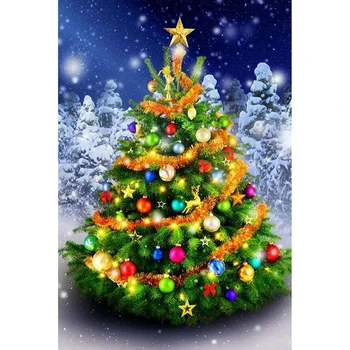 

3d diy Diamond painting Cross Stitch kit Diamond Embroidery home decor christmas tree mosaic pattern picture