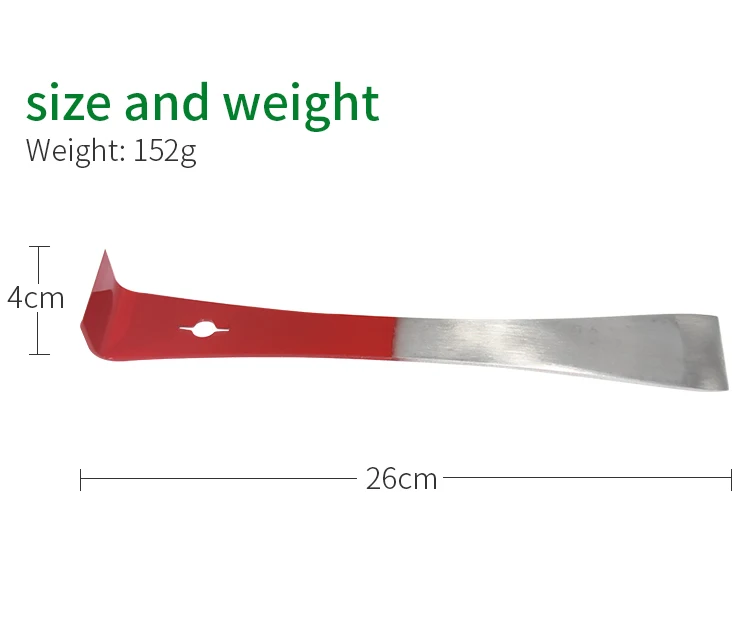 Инструменты для пчеловодства красный Пчеловодство Нержавеющая сталь J Форма j-типа инструмент изогнутый хвост пчелиный улей Крючковой шабер