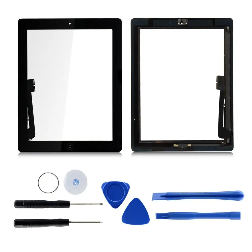 1Pcs For iPad 4 4th Gen A1458 A1459 A1460 9.7&quot LCD Outer Touch Screen Digitizer Front Glass Panel Replacement | Компьютеры и офис