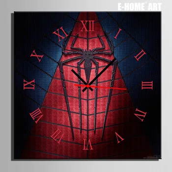 

Free Shipping E-HOME Web Spider Clock in Canvas 1pcs wall clock