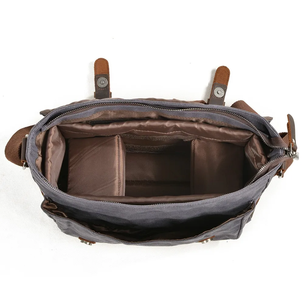 LAKASARA сумка для SLR камеры, масляная батик, холщовая кожаная сумка, водонепроницаемая сумка для камеры, для Canon, Nikon, sony, сумка через плечо