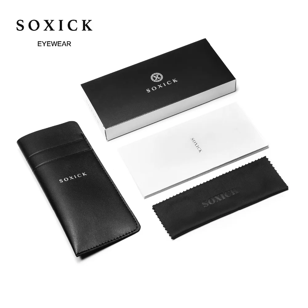 Soxick унисекс поляризованные солнцезащитные очки без оправы С Откидывающейся