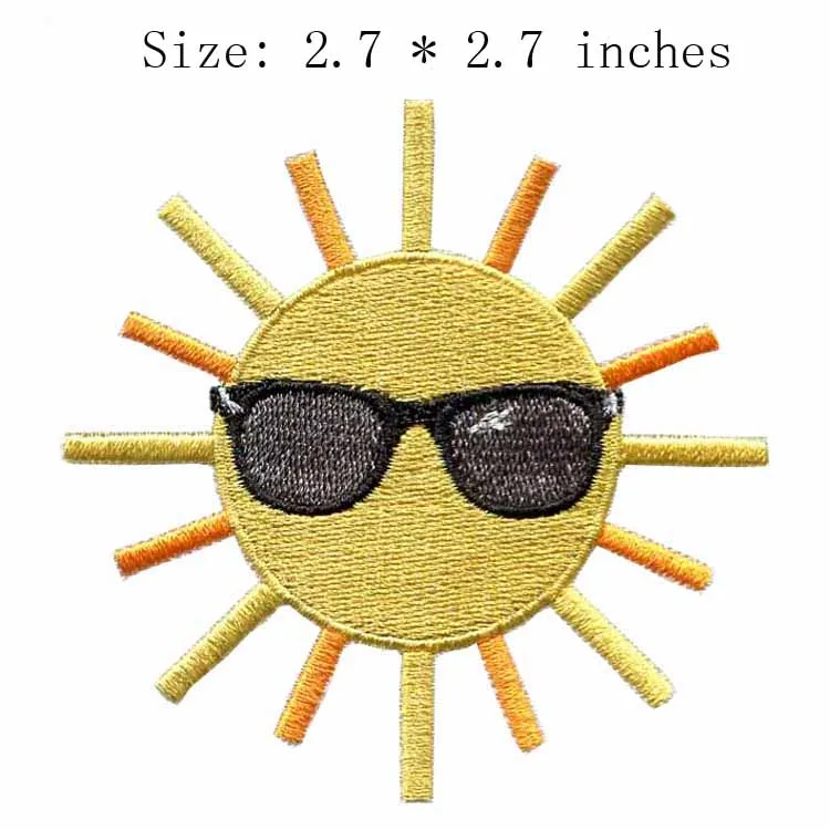 Download Aliexpress.com : Buy Smilling sun embroidery patch 2.7 ...