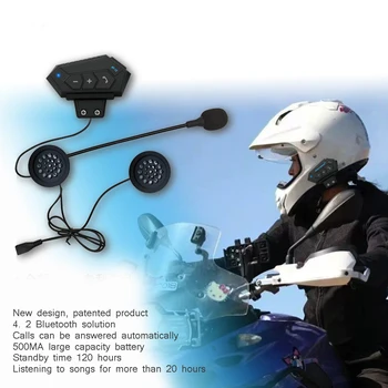 

BT12 Motorcycle Bluetooth Headset Helmet Bluetooth Communication Systems Multifunction Motorcycle Bluetooth Headset