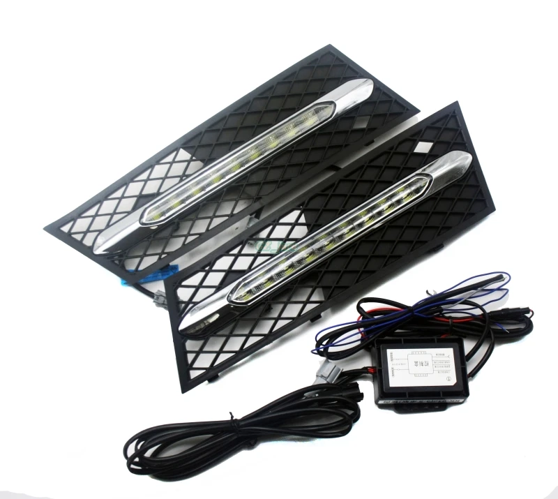 

LED DRL Daytime Running Light Daylight Waterproof Fog Head Lamp For BMW F10 F18 5 series 525i 530i 535i 2010 - 2013 car styling