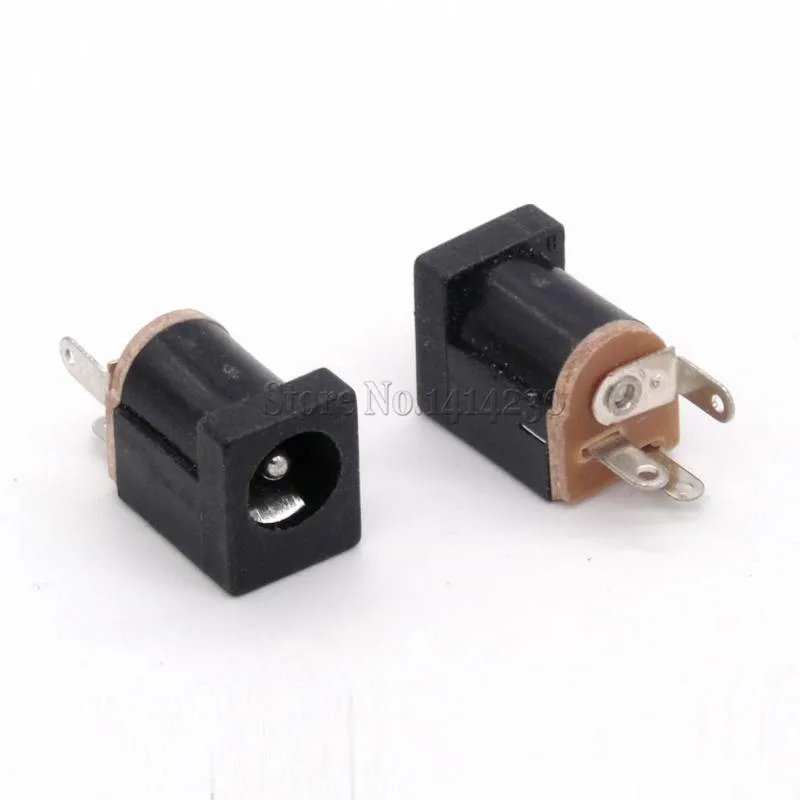 

10Pcs DC-012 DC Power Supply Jack Socket 5.5X2.1MM 5.5-2.1MM 180 Degree Pin