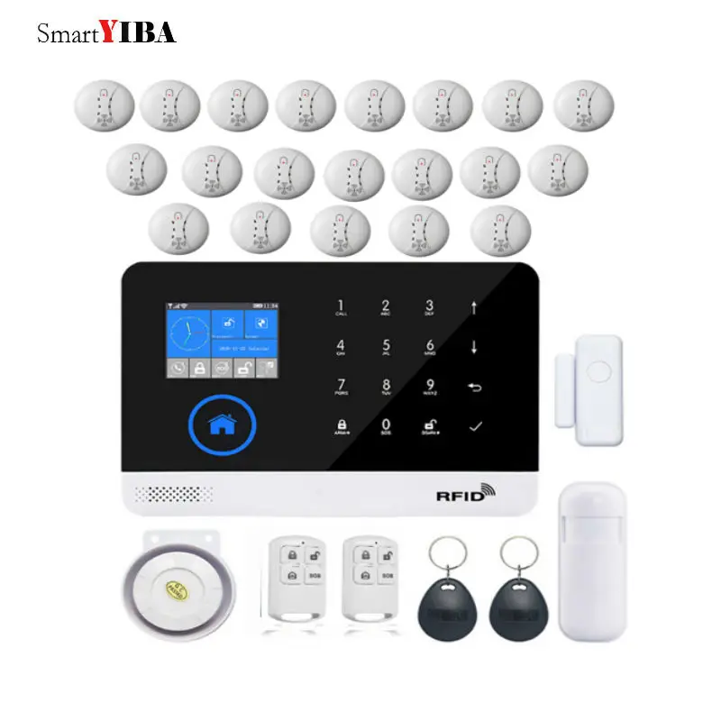 Система сигнализации SmartYIBA с Wi Fi и RFID датчиком|Комплекты для сигнализации| |