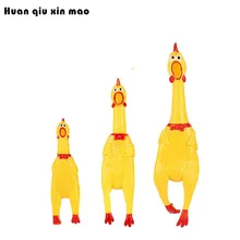 Милая, для домашних животных собака игрушки петух привлечь Щенок собак и кошек Домашние животные, игрушки-пищалки кричать резиновая курица игрушки для животных