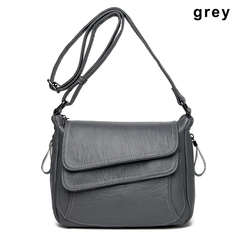 New Arrival 1 Pcs Women Lady Shoulder Crossbody Bag Zipper Fashion For Mobile Phone Money - Цвет: Серый