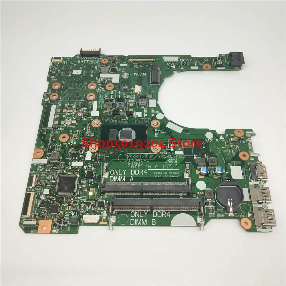 New FOR DELL Inspiron 15 3567 3467 Laptop motherboard With SR2UW I3-6006U 15341-1 91N85 mainboard CN-0N