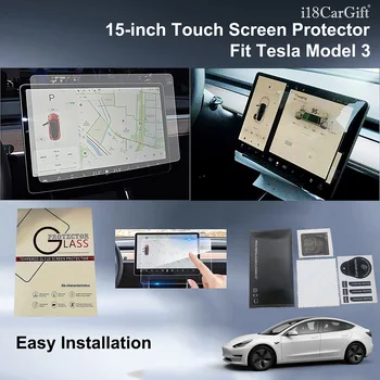 

Tempered Glass 15" HD Touch Screen Protector for 2017-2019 Tesla Model 3 NEW