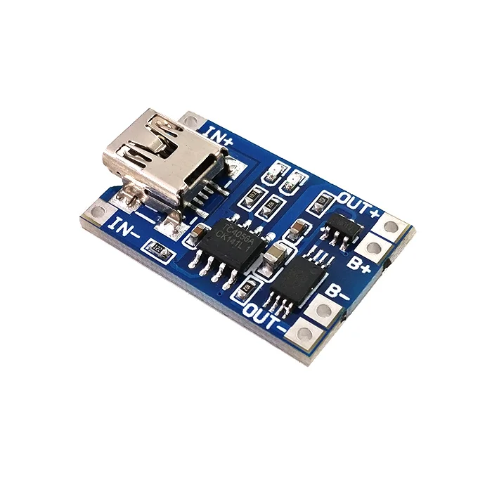 10 шт. зарядная плата TP4056 с Micro USB 5 В 1A 18650|Интегральные схемы| |