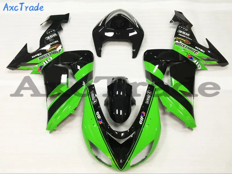 

Motorcycle Fairings Kits For Kawasaki Ninja ZX10R ZX-10R 2006 2007 06 07 ABS Plastic Injection Fairing Bodywork Kit Green Black