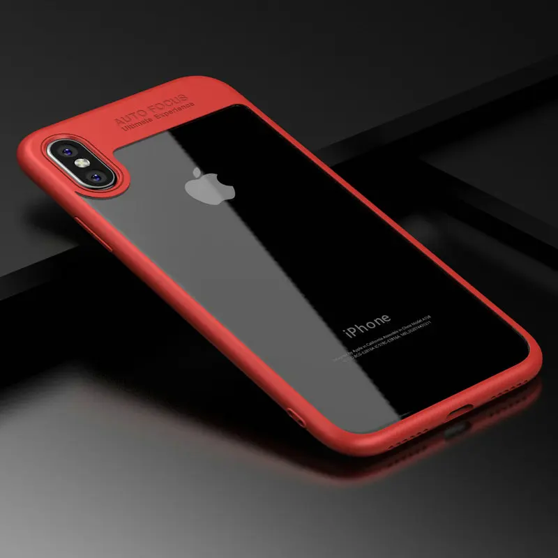 Чехол ICOQUE для iPhone X Модный мягкий силиконовый акриловый чехол телефона|case for