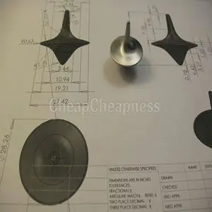 Classic Toys Funny Inception Totem Accurate Spinning Top Zinc Alloy Silver Vintage Toy