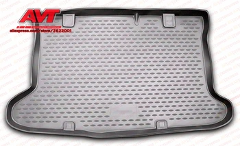 

Trunk mats for Hyundai Solaris 2010-2016 Hatchback 1 pcs rubber rugs non slip rubber interior car styling accessories