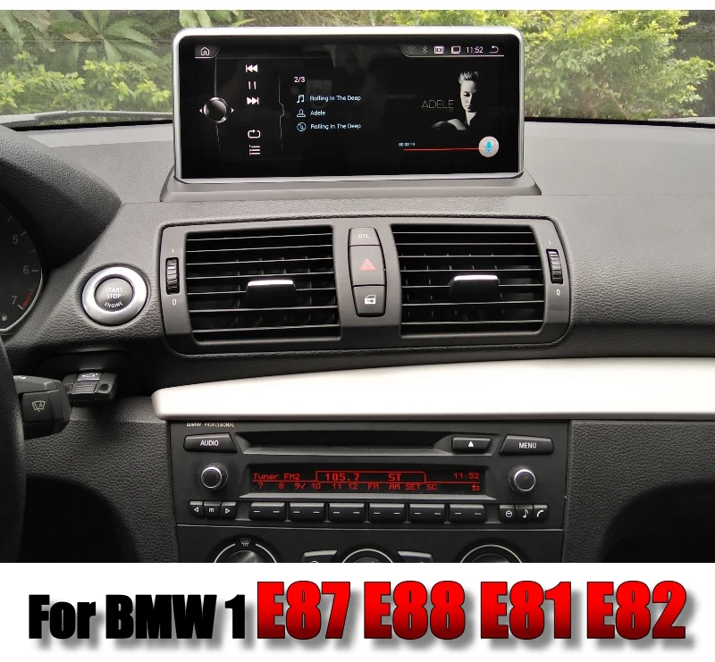 Top 10.25" Six core Android 8.1 Car GPS radio Navigation for BMW 1 series E87 E88 E81 E82 2004~2013 with 4G/Wifi DVR OBD 1080P 5
