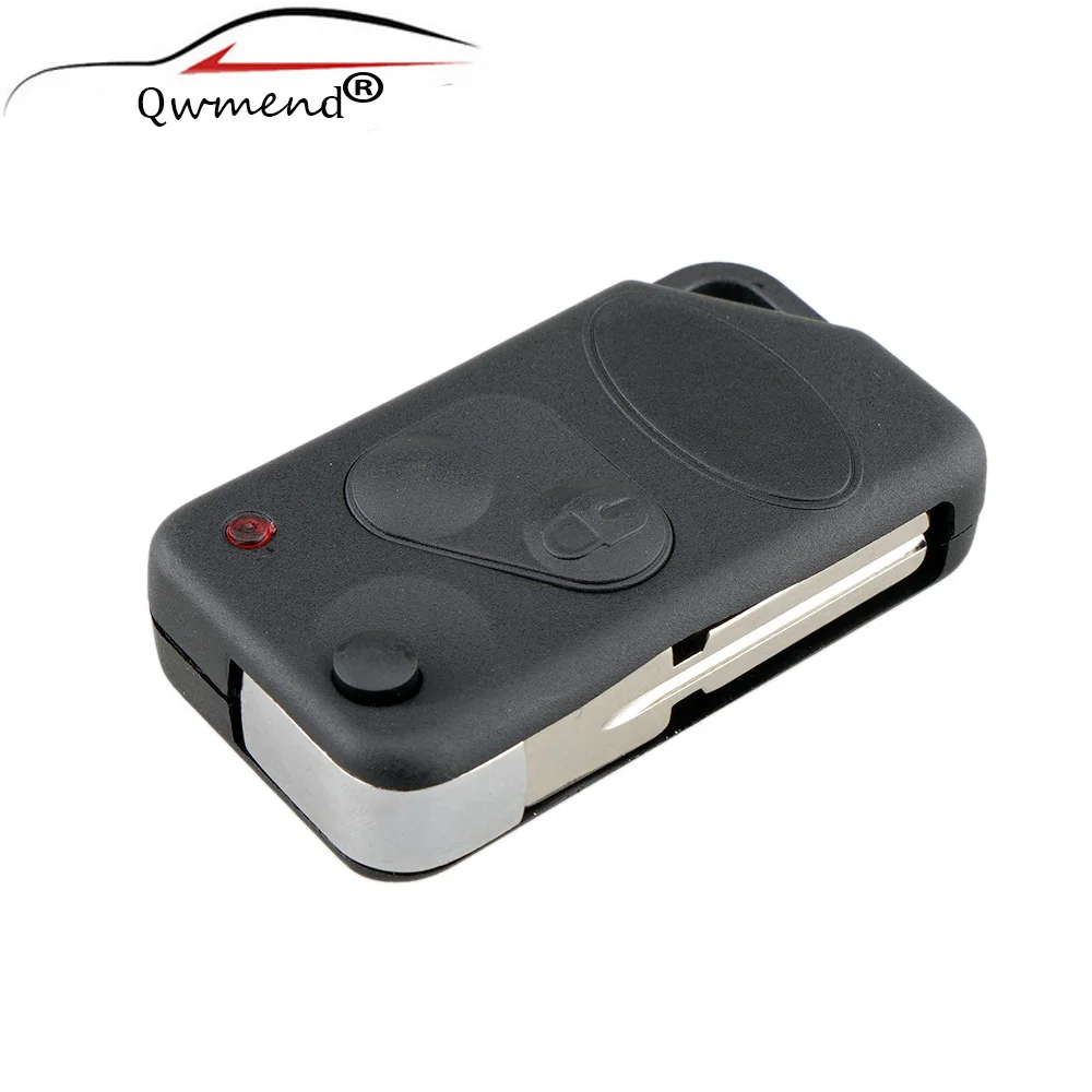 

2 Buttons Remote Key FOB Shell Flip For LAND RANGE ROVER Discovery Freelander Defender 90 1995-2004 P38 Blade Case