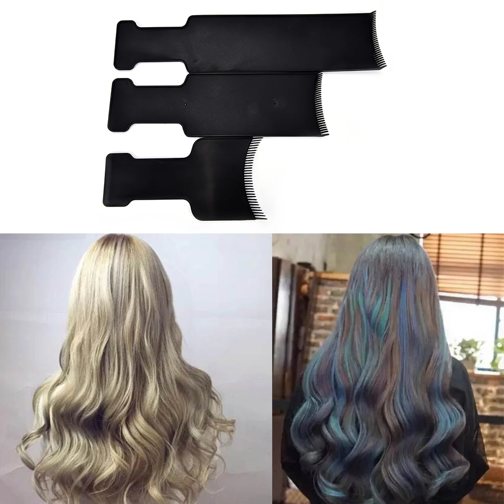 

1Pc Pro Salon Hair Coloring Comb Plate Hairdressing Tint Board For Hairdresser Plastic Hair Dyeing Brush Tinting Plate Hair Comb