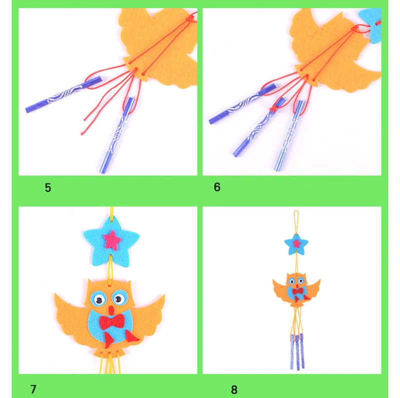 Игрушки Детские колокольчики DIY игрушки животные Дети руки-на производство подвесной орнамент интересные игрушки для ребенка