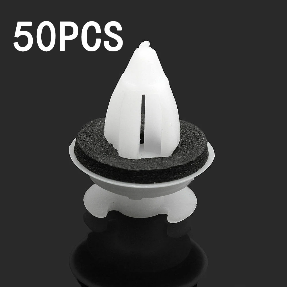 Белый крепежные зажимы интерьер 50 шт. Дверная панель крепления для BE36 E38 E39