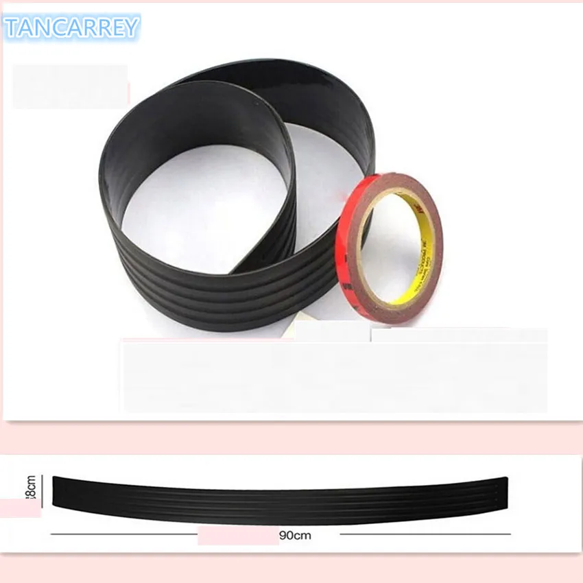 

Car rear trunk bumper Protector Sill Stickers for chevrolet nissan tiida chery tiggo qashqai outlander ford mondeo 4 accessories