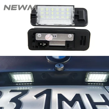 

For BMW E36 3 Series 1992-1998 318i/320i/M3 2Pcs White Error Free Auto License Plate Light 18 LED 3528SMD Lamps