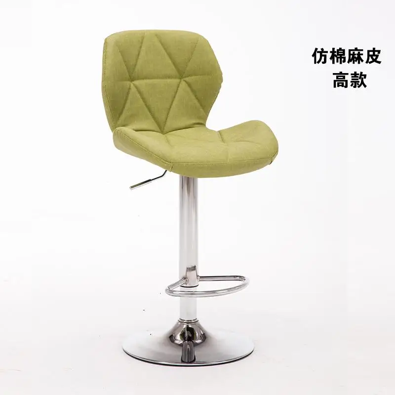 Барные стулья, барные стулья, вращающийся подъемный стул, высокий стул, модные креативные современные красивые круглый стул, поворотный стул - Цвет: High chair 8