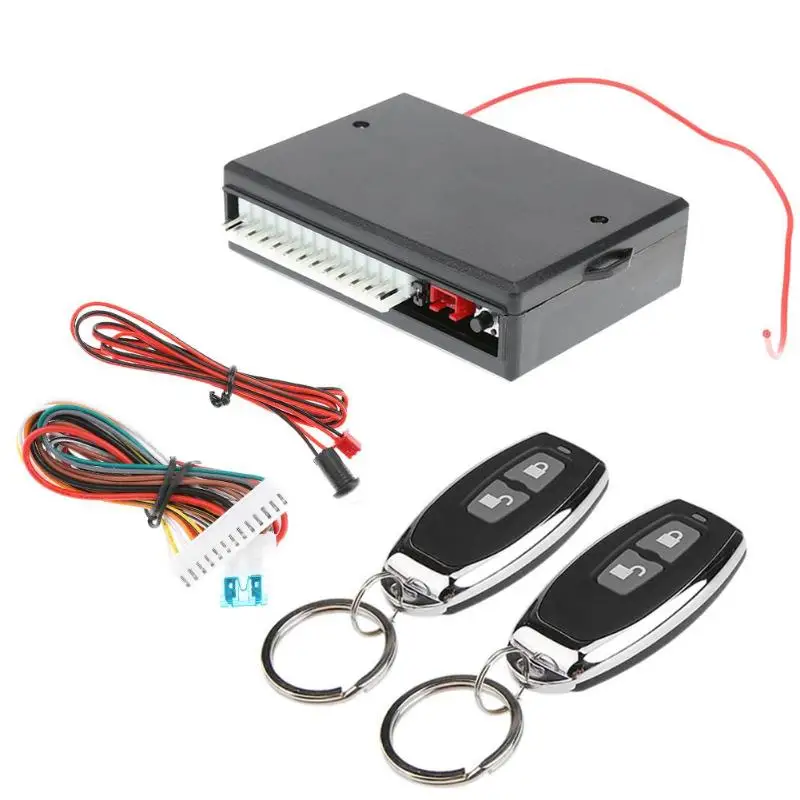 

Car Central Door Lock Keyless Entry System Remote Central Locking Kit with Remote Control Universal Car Alarm Systems Promotion