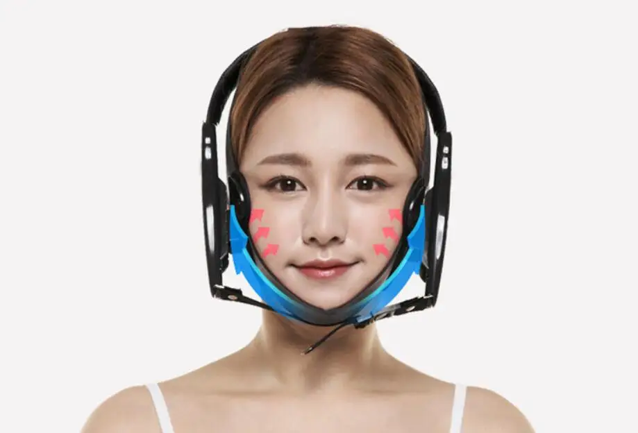 Face lifting support V face cheekbone masseter mandible correction face