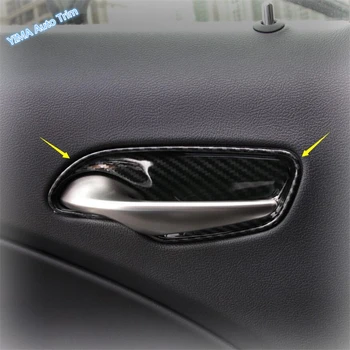 

Lapetus Car Styling Inner Door Pull Handle Bowl Frame Cover Trim ABS For Lexus UX 200 250H 2019 2020 Matte / Carbon Fiber Look
