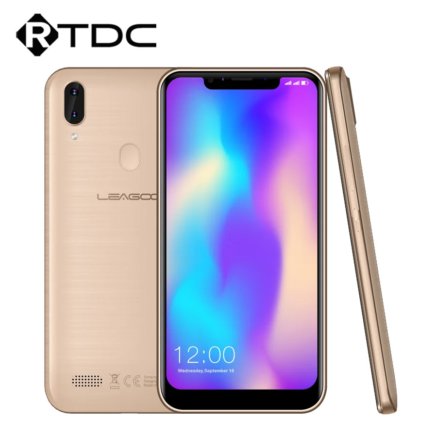 LEAGOO M11 смартфон 6,1" 4000 мАч 2 Гб оперативная память 16 Встроенная Android 8,1 MT6739 4 ядра сзади отпечатков пальцев быстрый заряд г мобильного телефона