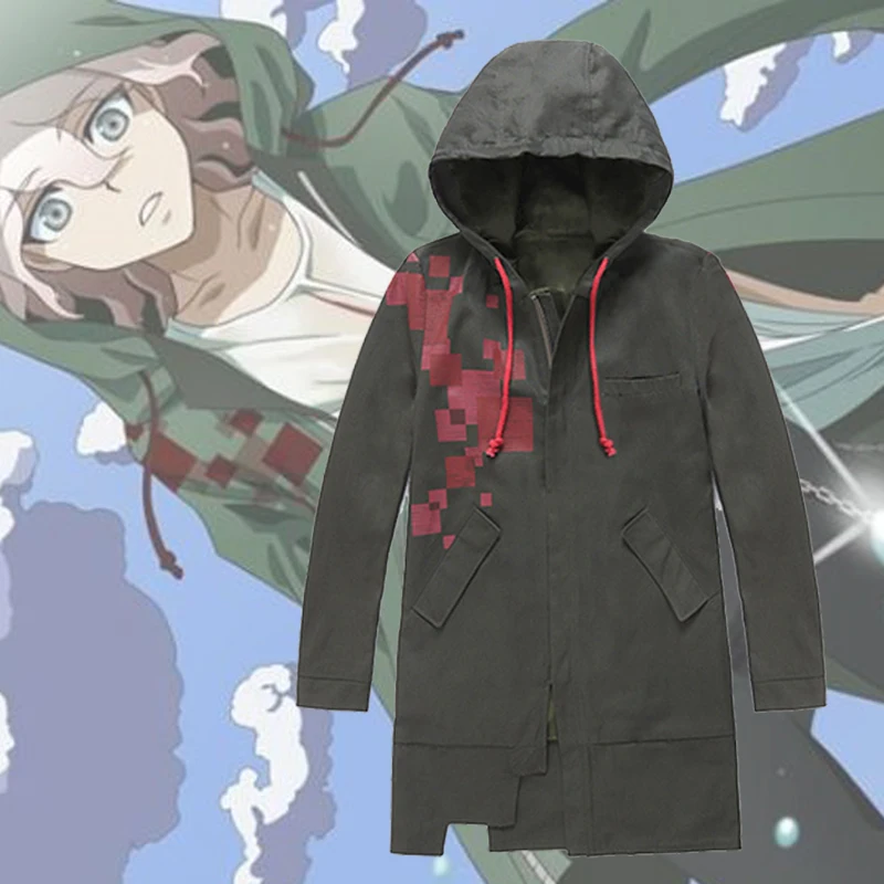 

2017 New Style Anime Danganronpa: Komaeda Nagito Cosplay Costume Coat Shirt For Women Men Adult Unisex Jacket Coat