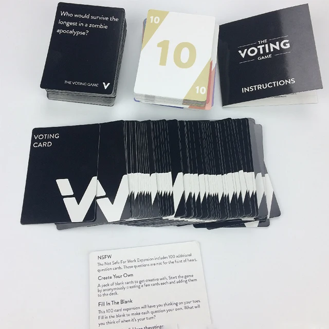 The Voting Game The Adult Party Game About Your Friends for 18+ Board Game Family Friends Party Group Game